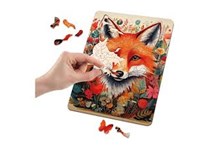 Puzzle 130Peças Unique Formas Raposa