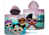 Poncho Toalha de Praia LOL SURPRISE 55X110Cm