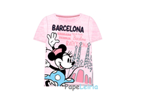 T-Shirt MINNIE DISNEY BARCELONA Rosa 